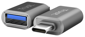 Adapter Trust Calyx USB-C <-> A 2-pack