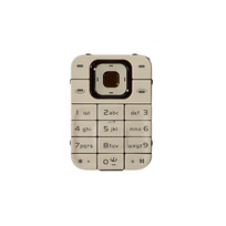 Nokia 7370 7373 replacement keypad Beige-Golden