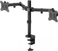 Goobay Dual Monitor Mount Flex | Swivel, Tilt, Rotation | 17-32 " | Maximum weight (capacity) 8 kg | Black 58529 | 4040849585296