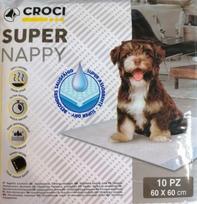 CROCI SUPER NAPPY Higieniniai paklotai 60x60cm
