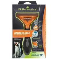 Furminatorius Undercoat deShedding ilgaplaukiams šunims, M