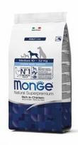 Monge Puppy Junior Medium su vištiena ir ryžiais 12kg