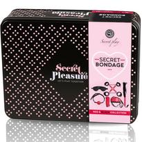 SECRETPLAY - Raudonas BDSM Rinkinys 6 vnt.