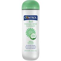CONTROL - Laukinės gamtos masažo gelis 3 in 1, 200 ml