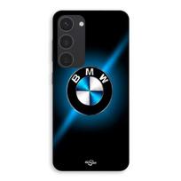 Telefono dėklas - MANIACASE - Samsung Galaxy S23 - BMW logotipas - Silikonas - Blizgus juoda