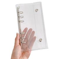 6 Rings PVC Binder Cover Card Album Covers Water Resistant 6 Hole Punched Photo Album Covers for Photo Organization