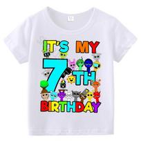 Sprunki Incredibox Kids Clothes Boys Girls Cotton T-shirts 1-9 Years Old Child Summer Short Sleeves Tops Birthday Party Gifts 110