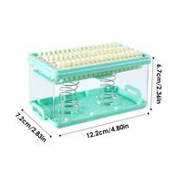 Soapbar Case Soapbar Drainer Dishes Holder Transparent Soapbar Storage Laundry Soapbar Case For Home And Travel