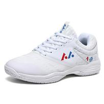 LEFUS 2026 High Quality Men Sneakers Badminton Shoes Light Black Breathable Female Outdoor Sports Training Women Athletics Sport 36 balta