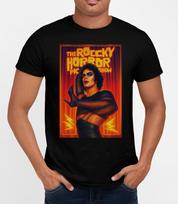 Rocky Horror Poster 70s  T-Shirt Cool Retro Movie Film Classic Tee Gift Xmas Unisex T-Shirt S