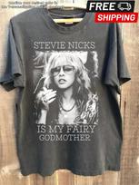 Stevie Nicks Band Shirt, Retro Stevie World Tour Graphic Unisex Tshirt KH12088 S