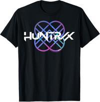 Kpop Demon Hunters Huntr/x Gradient Color Band Logo T-Shirt L
