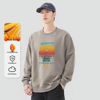 JEEP Men's 2025 Autumn/Winter Casual Crew Neck Sweatshirt M kupranugaris