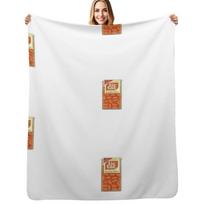 Orange tic tac design Throw Blanket All Weather Soft Throw Blanket for Sofa Size: 75*100cm, Weight: 230 GSM