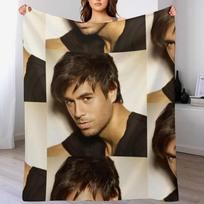 rumahuya enrique iglesias Throw Blanket All Season Lightweight Soft Blanket for Bed Size: 75*100cm, Weight: 230 GSM