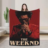 The Weeknd XO Album Blanket Picnic Flannel Throw Blanket For Home Decor Warm Soft Custom Quality Bedspread Birthday Present Size: 75*100cm, Weight: 230 GSM