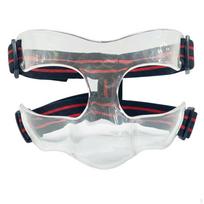 Basketball Nose Guard Breathable Design Face for Adults, Athletes White Transparent White Transparent Open