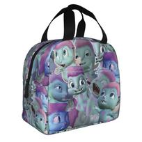 Bibble Collage Resuable Lunch Boxes Women Leakproof Funny Cartoon Cooler Thermal Food Insulated Lunch Bag Office Work One Size