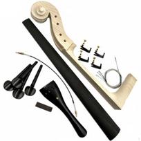 Cello Peg Fingerboard Tailpiece Set Wood Parts Smooth Violin Family Accessory Kit for 4-4