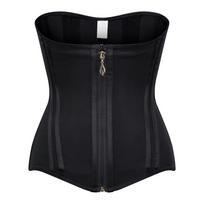 Women 19 Bones Double Layer Mesh Waist Trainer Tummy Control Postpartum Shaping Waist Cincher S
