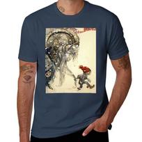 Yule Goat John Bauer Christmas Tshirt Plus Size Summer Casual Tshirt S