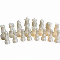 32 Pieces Decorative Chess Figures Unique Gift Ornate Stylized Chessmen for Collectors,