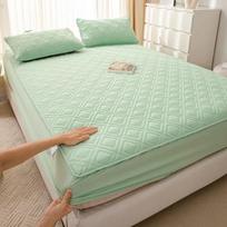 Spausdintas čiužinio užvalkalas, atsparus vandeniui, dygsniuotas čiužinio pagalvėlės apsaugas, reguliuojamas lovos užvalkalas. 2xPillowcase NOSHEET