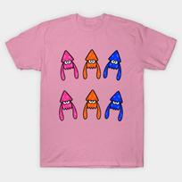 T Shirt Women Splatoon 2 Harajuku Print Kawaii Tshirt Summer Short Sleeve Female T-Shirt Top Tee S rožinė