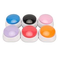 6Pcs Voice Recording Button Dog Talking Buttons Pet Training Buzzer for Pet Training Orange Blue