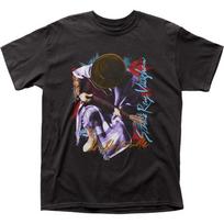 1983 Texas Flood God of Guitar Stevie Ray Vaughan Vintage Men's Blockbuster T-Shirt Environmental Peace of Mind Uninhibited S