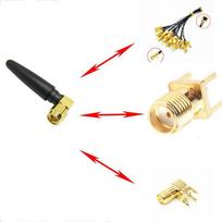 2.4G Wifi Bluetooth Radio Antenna 2.5Db Gain Sma Male Plug Connector Right Angle