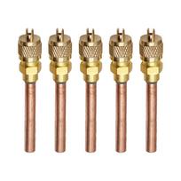 Efficient 6mm Copper HVAC ServiceAccess Valve Stem Core Refrigeration Check Fluoride Nozzle for Quick Installation A