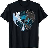 How to Train Your Dragon 3 Dragon Family T-Shirt S juoda