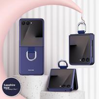 Shockproof Frosting Ring Phone Case for Samsung Galaxy Z Flip 7FE 6 5 4 3 Flip6 Flip5 ZFlip7 5G Fall Prevention Protective Cover Galaxy Z Flip7