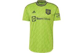 Adidas Manchester United Soccer Jerseys Men's Green Moderate Straight Fit HE2979 S