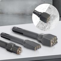3pcs Carbide Hammer Bits For Electric Rotary Hammers Efficient Teeth Shank Electric Hammer Carbide Chisel Drill Bit China Mainland