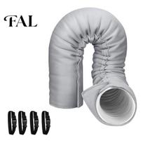 Durable Exhaust Hose Thermal Sleeve Portable Air Conditioner Insulation Sleeve, 59 Inch Universal Duct Wrap for Replacement Ac Vent Pipe 1pc
