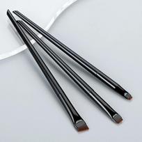 3 Pcs edge eyeliner brush oblique head eyebrow brush outline eyeliner brush ultra-thin eyeshadow brush makeup tools juoda