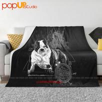 American Bully-Bully Breed Society Ultra-Soft Blanket Quilt Winter Sofa Cover Bed Covers Size: 75*100cm, Weight: 230 GSM
