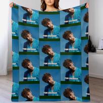 katokk tom UK UE tour kritng Throw Blanket Lightweight Warm Blanket for Travel Camping Size: 75*100cm, Weight: 230 GSM