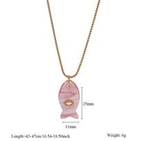 Jewelry Mini Fish Necklace Bohemia Ocean Style Beach Choker Creative Fish Pendant Necklace  Summer Style 4