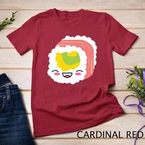 Kawaii So Cute Sushi Funny Anime Food Costume Shirt Unisex T-shirt 2 2XL