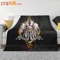 Dracula Family Shield Castlevania Alucard Video Game Ultra-Soft Blanket Quilt Winter Sofa Cover Bed Covers Size: 75*100cm, Weight: 230 GSM