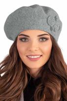 Vivisence 7037 szary uni nakrycie głowy beret