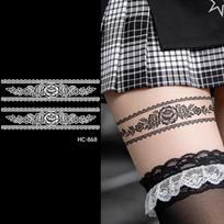 Fake Henna Temporary Tattoo Stickers Water Transfer Decals Body Art Sticker  Women/Lady/Girl Style 4