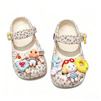 Kids Ballet Style Slide Sandals Lightweight Comfortable Anti Slip Soft Sole Beach Garden Summer Shoes Daily Travel Outdoor 24