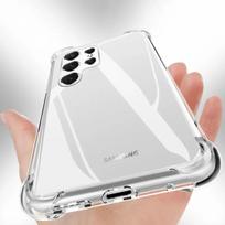 Clear Phone Case For Samsung Galaxy S26 S25 Ultra S25Plus S24 FE S23 S22 S21 Silicone Cover For Samsung S26 Ultra balta