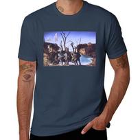 Salvador Dali Swans That Are Reflected As Elephants Tshirt Casual Breathable Short Sleeve Top S