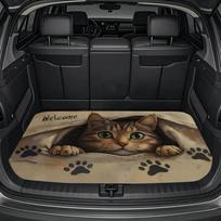 1pc Universal Car Trunk Mat, Luggage Mat Outdoor Mat, Suitable for Various Sedans And SUV Models 75*100cm black
