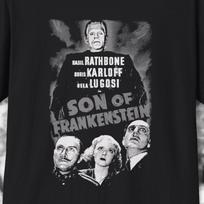 Son of Frankenstein Shirt | Vintage Horror Movie Tee | Boris Karloff Bela Lugosi Graphic T-Shirt | Classic Monster XL